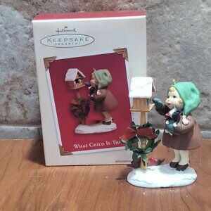Hallmark Christmas Ornament What Child Is This 2003